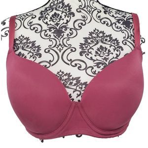 Victoria's Secret Pink Wear Everywhere T-Shirt Lightly Lined Dark Pink Size 36D